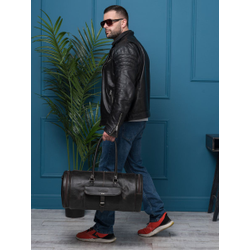 Кожаная дорожная сумка Belforte brown (арт. 4011-04)