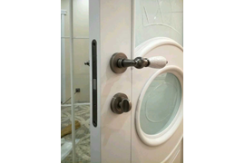 Ручки Арчи "Redondo" черненое серебро/фарфор. Гарантия производителя 10 лет!