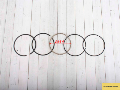 Кольца поршневые 4T d=65,5mm 165FMM (CB250D-G) 165FMM (CBB250)