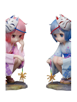 Набор из двух фигурок  1/7 Рем и Рам (Rem, Ram Younatsu no Omohide)