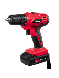 Дрель-шуруповерт аккумуляторная MCDL-18-02, Li-Ion, 18 В, 2 акк. MTX