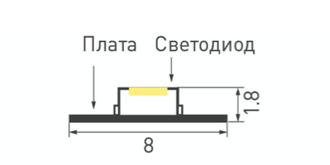 Лента Arlight RT 2-5000 24V (3528, 60 LED/m, LUX)