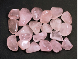 Кварц розовый, галтовка в ассортименте, Бразилия (10-15 мм, 0,5-1 г) №24228