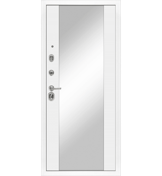 Дверь металлическая "Сударь МД-44 зеркало" Альберо браш