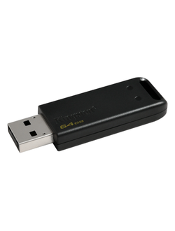 Флеш-память Kingston DataTraveler 20, 64Gb, USB 2.0, черный, DT20/64GB
