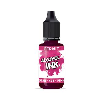 алкогольные чернила Cernit alcohol ink, цвет-pink 475 (розовый), объем-20 мл
