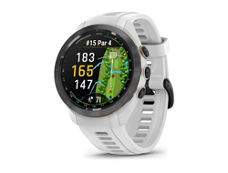 Garmin Approach S70 42mm Black/Peach Ceramic Bezel with White Silicone Band (010-02746-00 / 010-02746-10 / 010-02746-50)