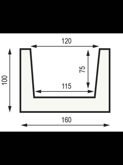 Декоративная балка из полиуретана Country Decor (WOOD LOOK) строганая М16 (160х100) тёмный дуб