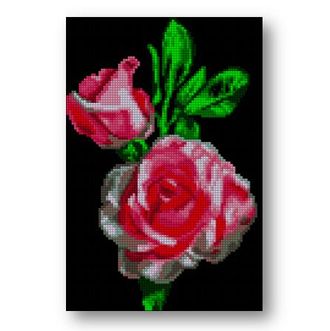 Алмазная мозаика Anya Розовые розы-20х30см.