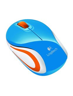 Мышь компьютерная Logitech (910-002733) Wireless Mini Mouse M187, синий