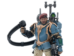 Имперская гвардия - Отпрыски Темпестус - связист (Warhammer 40k) - КОЛЛЕКЦИОННАЯ ФИГУРКА 1/18 Astra Militarum Tempestus Scions Command Squad Vox Operator (JT5147) - JOYTOY