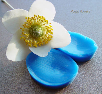 "Лепестки садового анемона" набор силиконовых молдов (вайнеров)