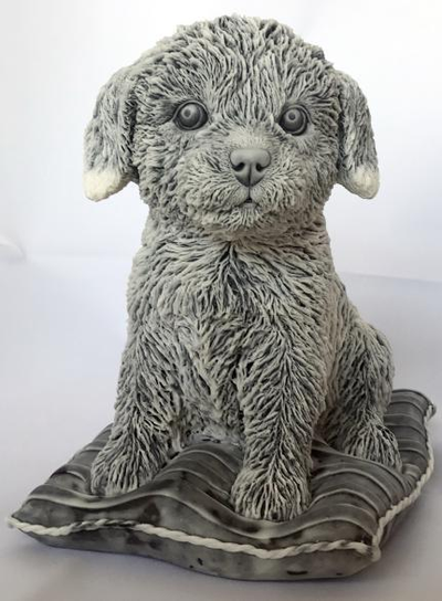 Фигурка ЩЕНОК НА ПОДУШКЕ, 2 вида. ОПТ