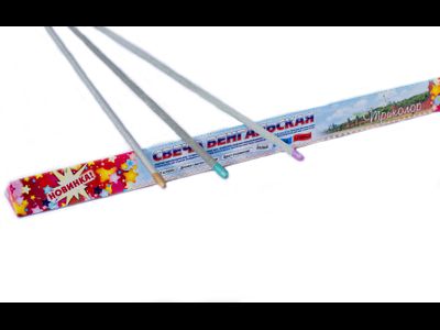 Цветные Бенгальские огни ТРИКОЛОР 300 мм (3 шт.)