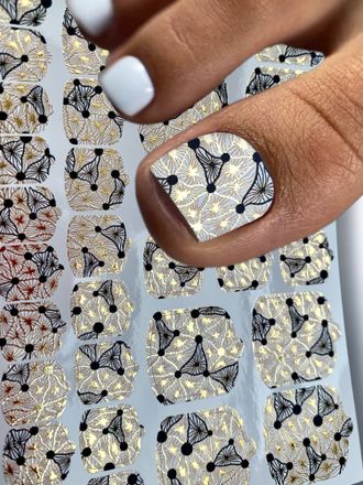 Пленки для педикюра с фольгой VIP-055 Золото