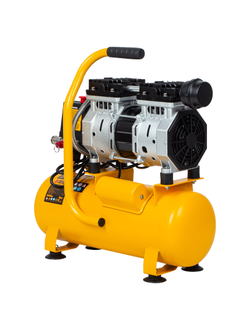 Компрессор DLS650/10 безмаслянный малошумный 650 Вт, 120 л/мин, ресивер 10 л Denzel