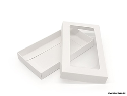 Коробка для шоколада Белый (130 х 70 х 17 мм)