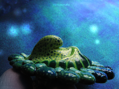 Мордонос из Сада Чудес. Необычная брошь-цветок из термоглины