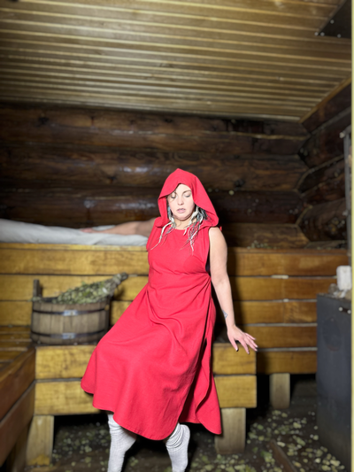 Туника-фартук пар-мастера «Жива» с капюшоном