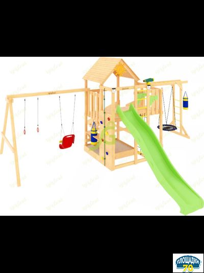 Детская площадка IgraGrad Крафт Pro 2 с зимней горкой