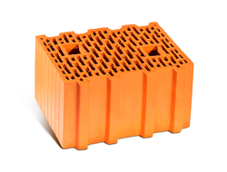 Керамический блок теплая керамика красный рифленый 10.7НФ 250х380х219мм М150 Гжель