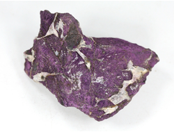 Пурпурит с белыми прожилками, коллекционный образец, Намибия (52*36*35 мм, 60 г) №37558