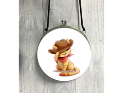 Сумка круглая Котики №1