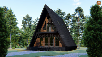 Проект дома - шалаша.