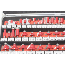 Набор из 35 фрез в кейсе (хв. 8 мм)