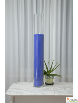 Насыпная свеча "Цилиндр 100 см", фиолетовая "Фиолетовый"