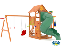 Детская площадка IgraGrad Крафт Pro 4 с трубой