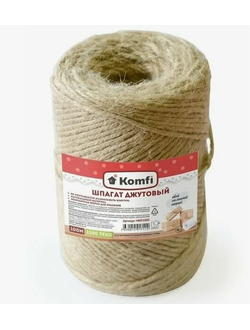 Шпагат джутовый, клубок, 100м, 1200 текс