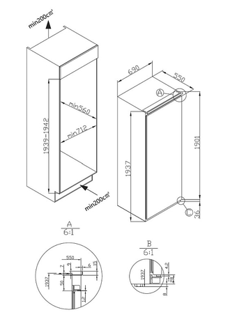 Морозильная камера Korting KSFI 1997