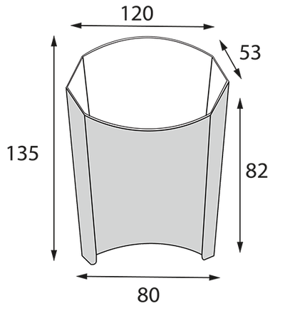 Упаковка для картофеля фри (FRY L)  150 мл
