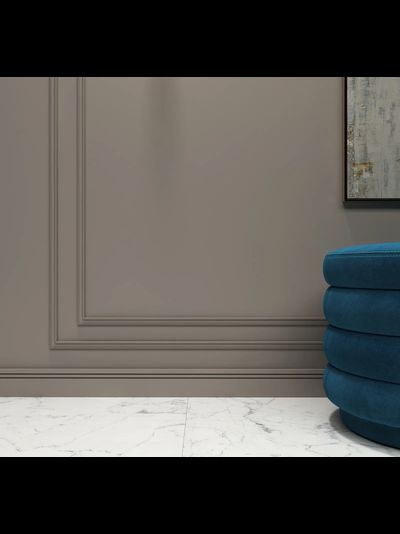 Напольный плинтус Decor-Dizayn DD717, для покраски, влагостойкий, ударопрочный, 2 метра