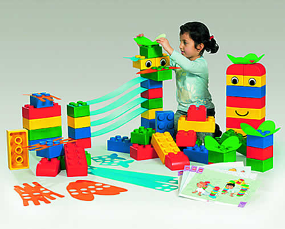 Набор мягких кубиков LEGO 42 единицы