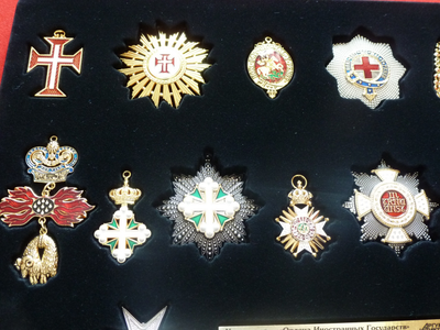 Коллекция  "Ордена иностранных государств" в планшете! Часть 1-я. Муляжи.