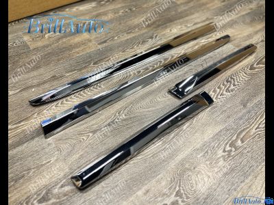 Молдинги Toyota Prado 150 стиль 2023 хром