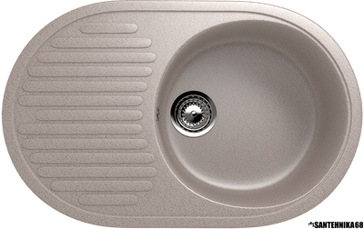 Мойка из искусственного камня Ulgran U-107 (730х455 мм)