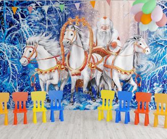 НФ-00003455 Занавес для сцены &quot;Новогодняя коллекция 430&quot; (2,8*4,5м)