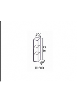 Шкаф навесной 200/912
