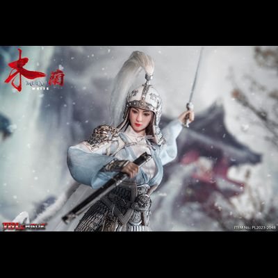 Китайская воительница Мулан (в белом) - КОЛЛЕКЦИОННАЯ ФИГУРКА 1/6 MULAN - White (PL2023-204B) - TBLeague