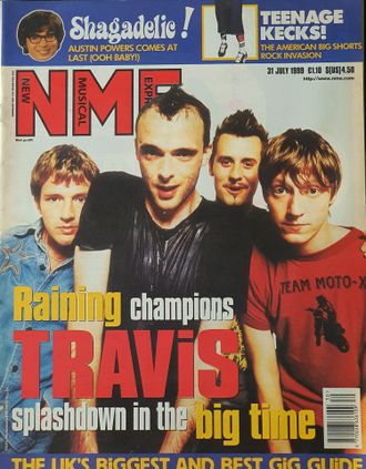 NME Magazine 31 July 1999 Travis Cover, Иностранные музыкальные журналы, Intpressshop