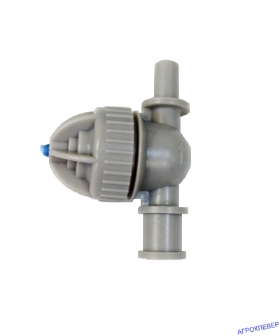 Миникран антикапля серый разъем х разъем внут 7мм