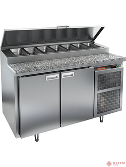 Стол для пиццы HICOLD PZ1-11/GN (1/3) гранит