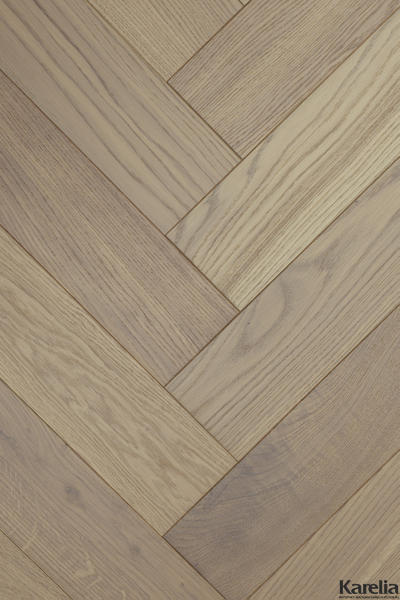 Паркетная доска Karelia Herringbone Дуб Caramel HB