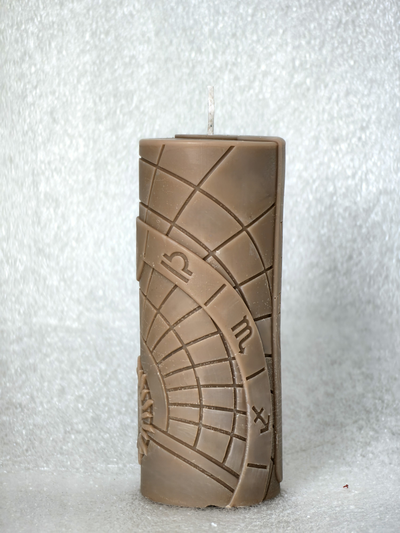 Свеча зодиакальная "Дева" стихия земля