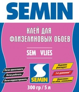 SEM VLIES сухой клей для флизелина 300 г.