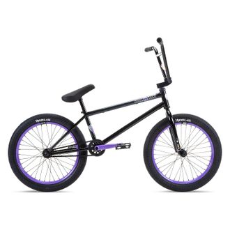 Купить велосипед BMX STOLEN SINNER FC (Black/Purple) в Иркутске