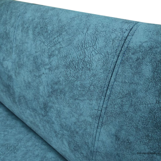 Кухонный ДИВАН "ФОРУМ-8Б" с боковой спинкой, Синий Правый